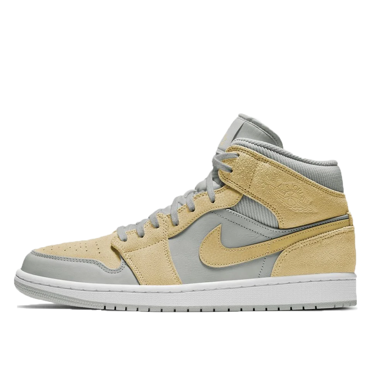 Air Jordan 1 Mid SE Grey Fog Lemon (2020) sneaker – authenticated on KLEKT