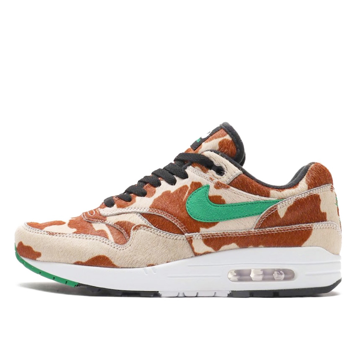 Nike x atmos Air Max 1 DLX 'Giraffe' (Animal 3.0) (2019) Green / Beige / White sneaker – authenticated on KLEKT