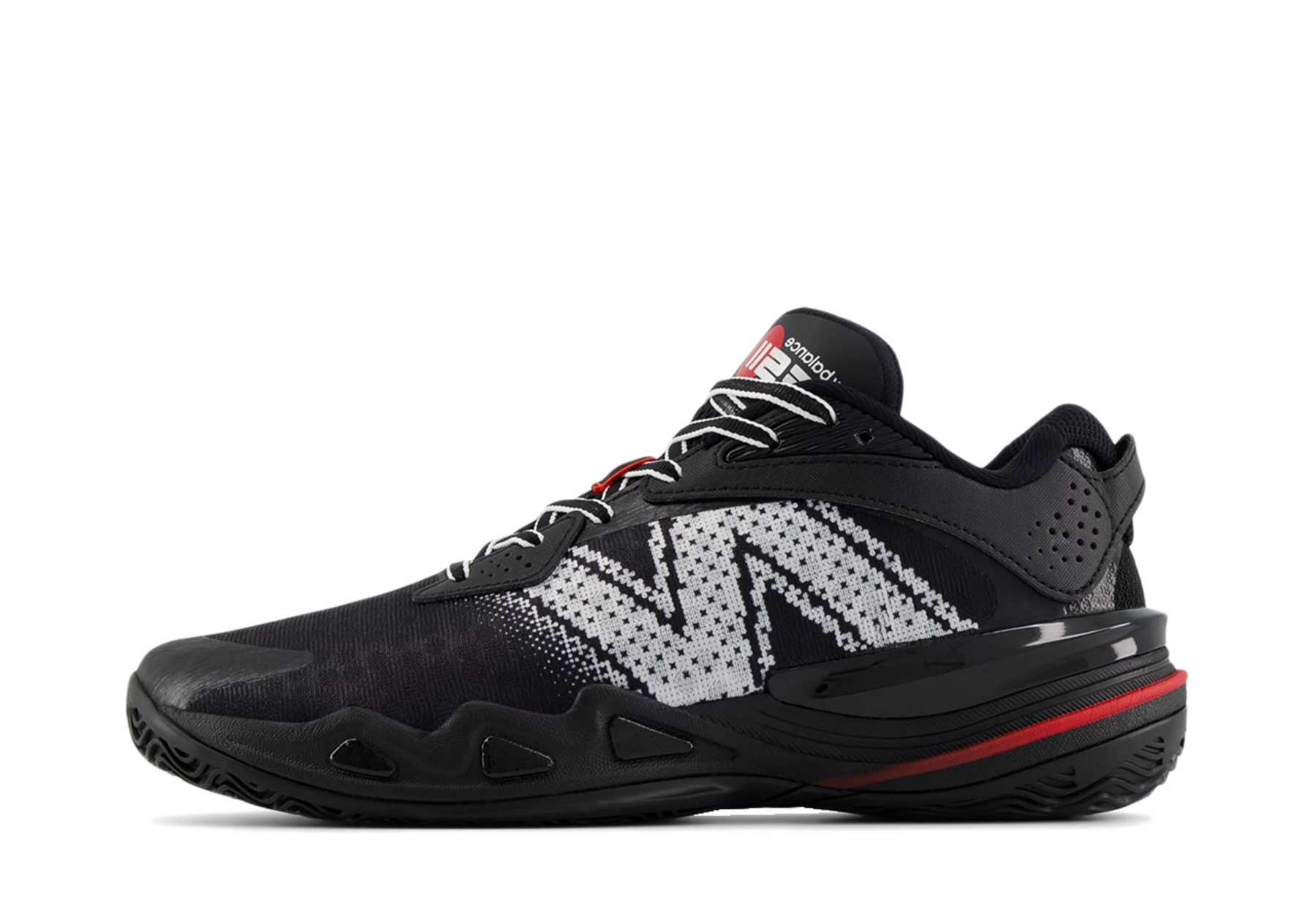 New Balance HESI LOW V2 'Black' (2024) Black/White/Red sneaker – authenticated on KLEKT