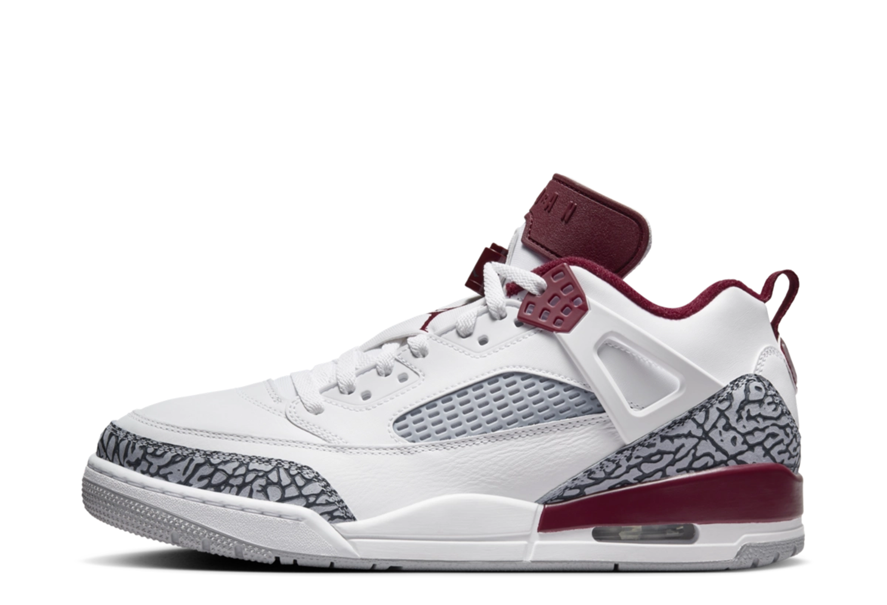 Air Jordan Spiz'ike Low 'Team Red' (2024) White/Team Red/Wolf Grey/Anthracite sneaker – authenticated on KLEKT