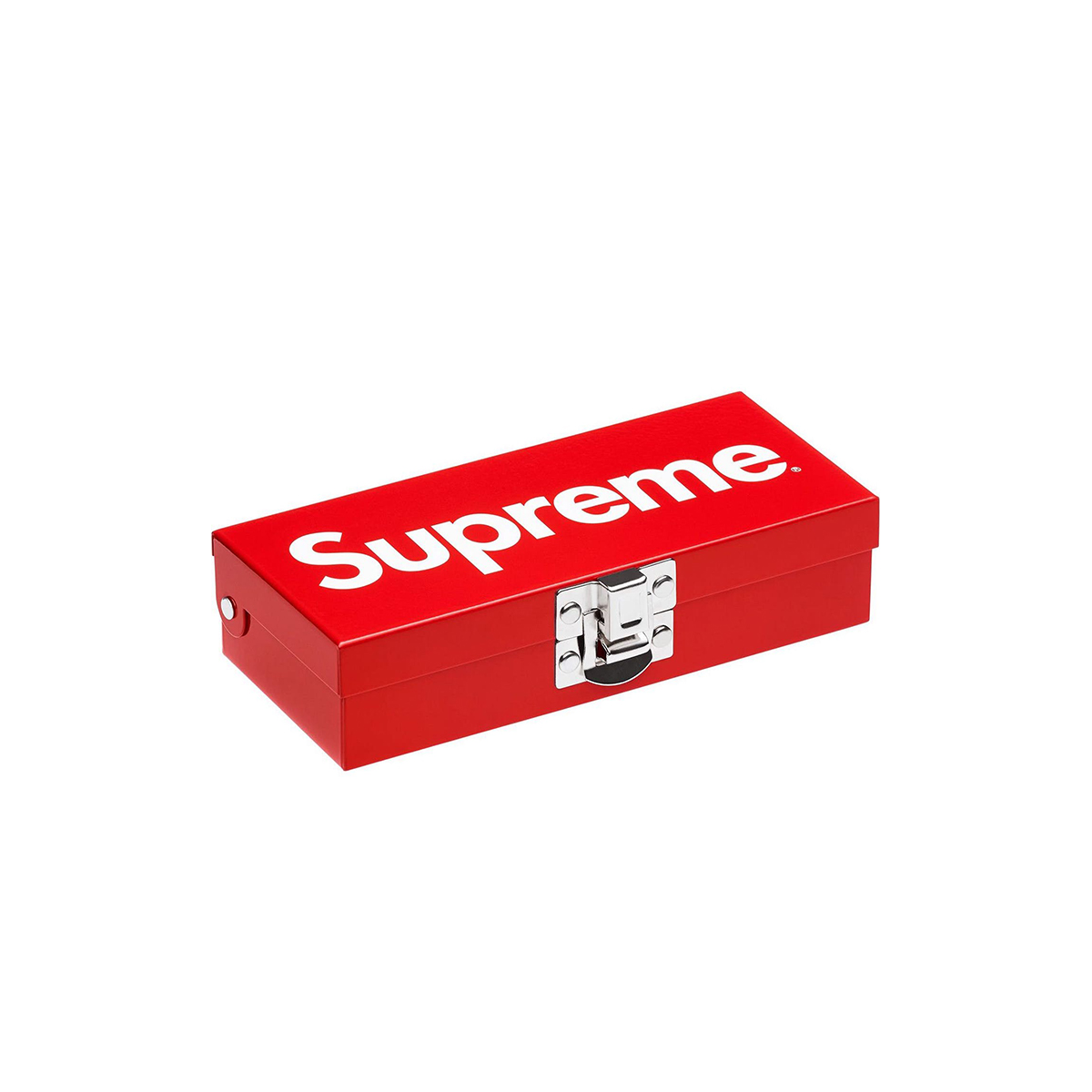 Supreme Metal Storage Box Small Red (SS17) RED sneaker – authenticated on KLEKT