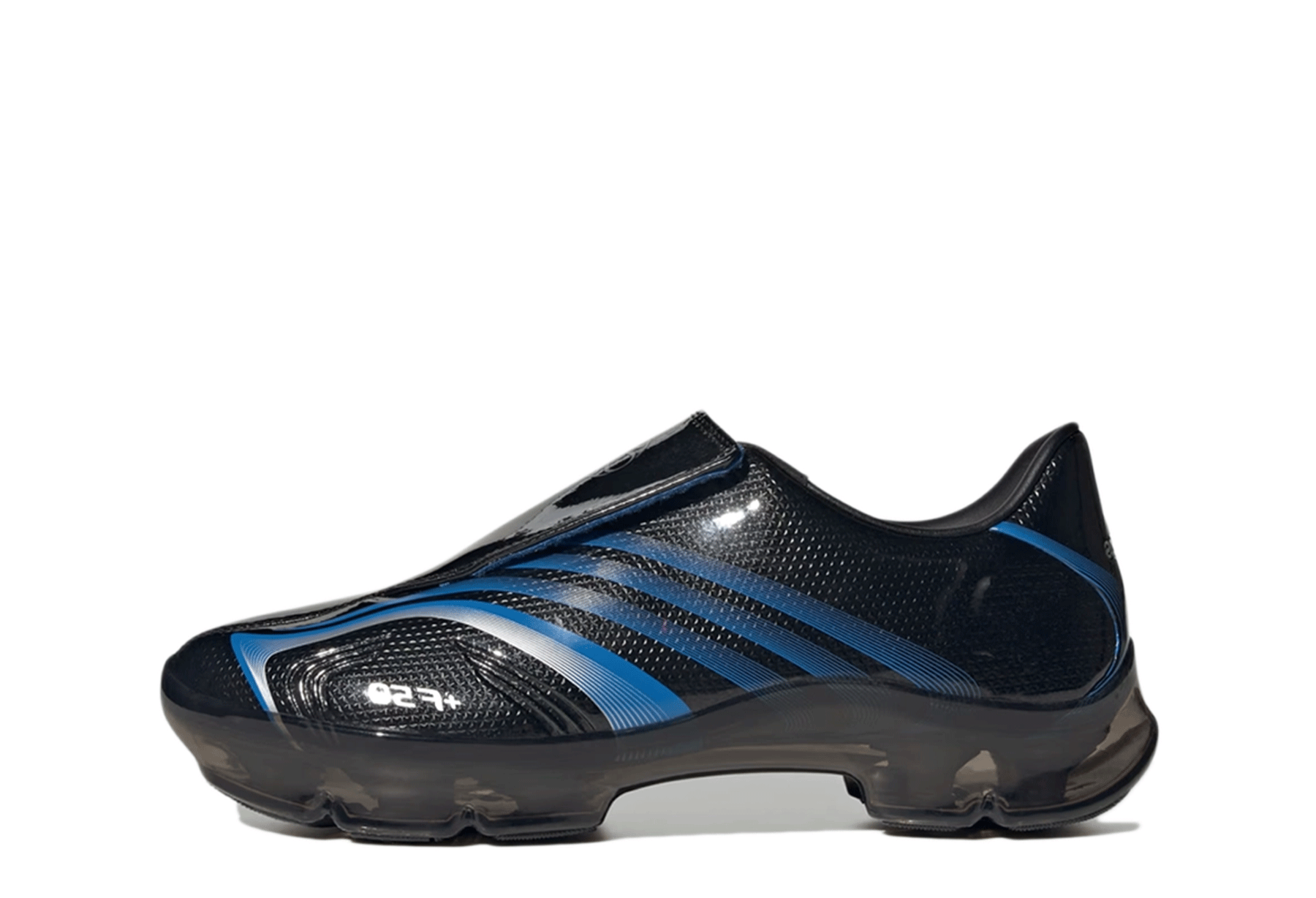 Adidas F50 Walkable 'Black & Lucid Ray Blue' (2026) Core Black / Lucid Ray Blue / Silver Metallic sneaker – authenticated on KLEKT