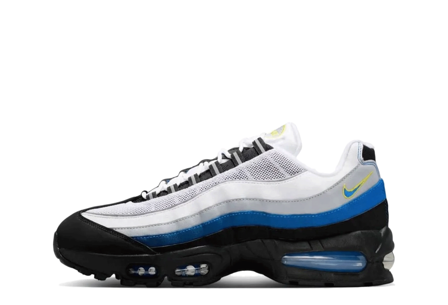 Nike Air Max 95 'Wolverine' (2026) White / Royal Blue / Black / Reflective Silver / Obsidian / Wolf Grey sneaker – authenticated on KLEKT