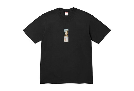 Supreme Prayer Card Box Logo Tee 'Black' (FW26) – authenticated on KLEKT