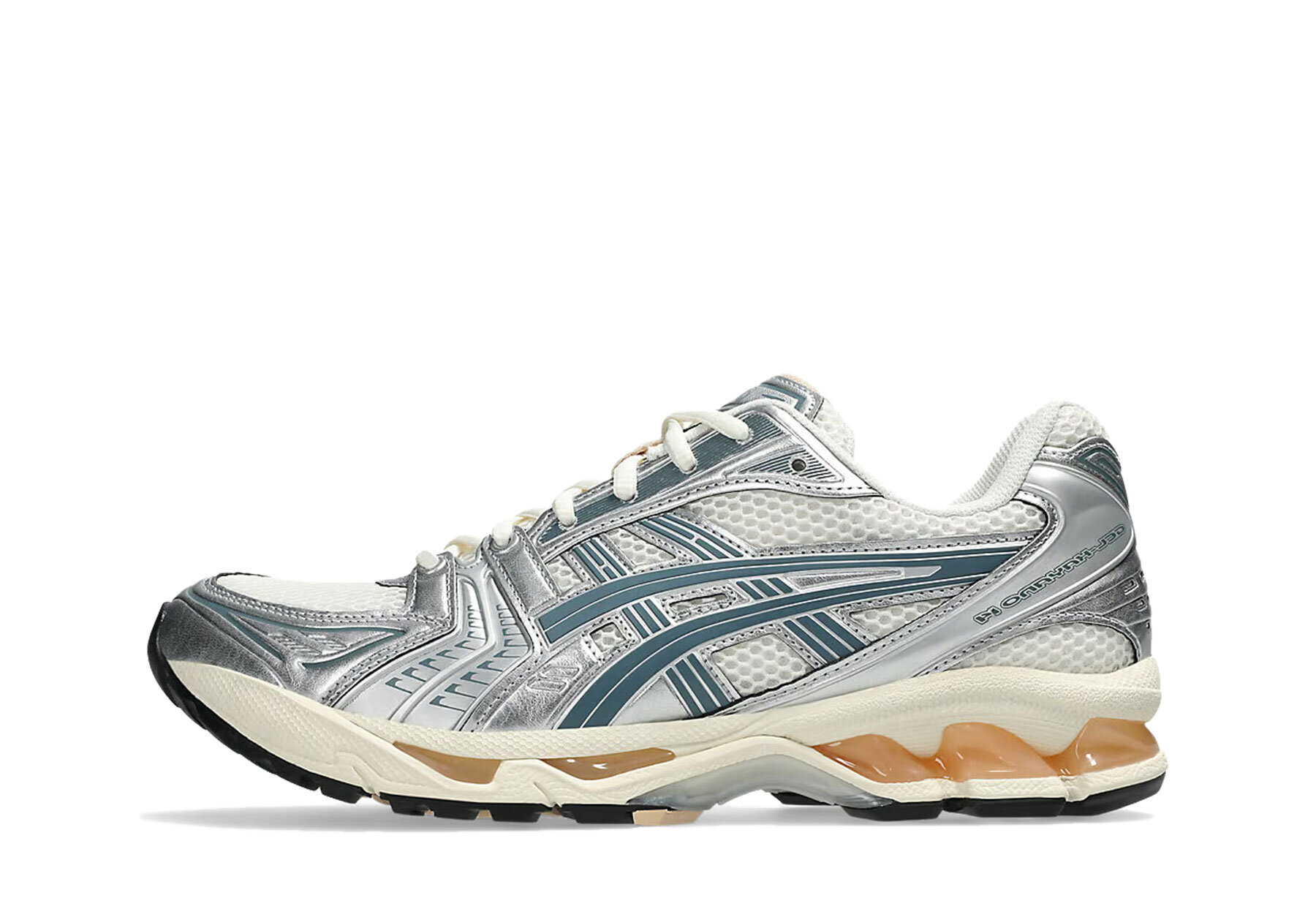 Asics Gel-Kayano 14 'Birch Pure Silver Teal Gold' (2025) photo 1