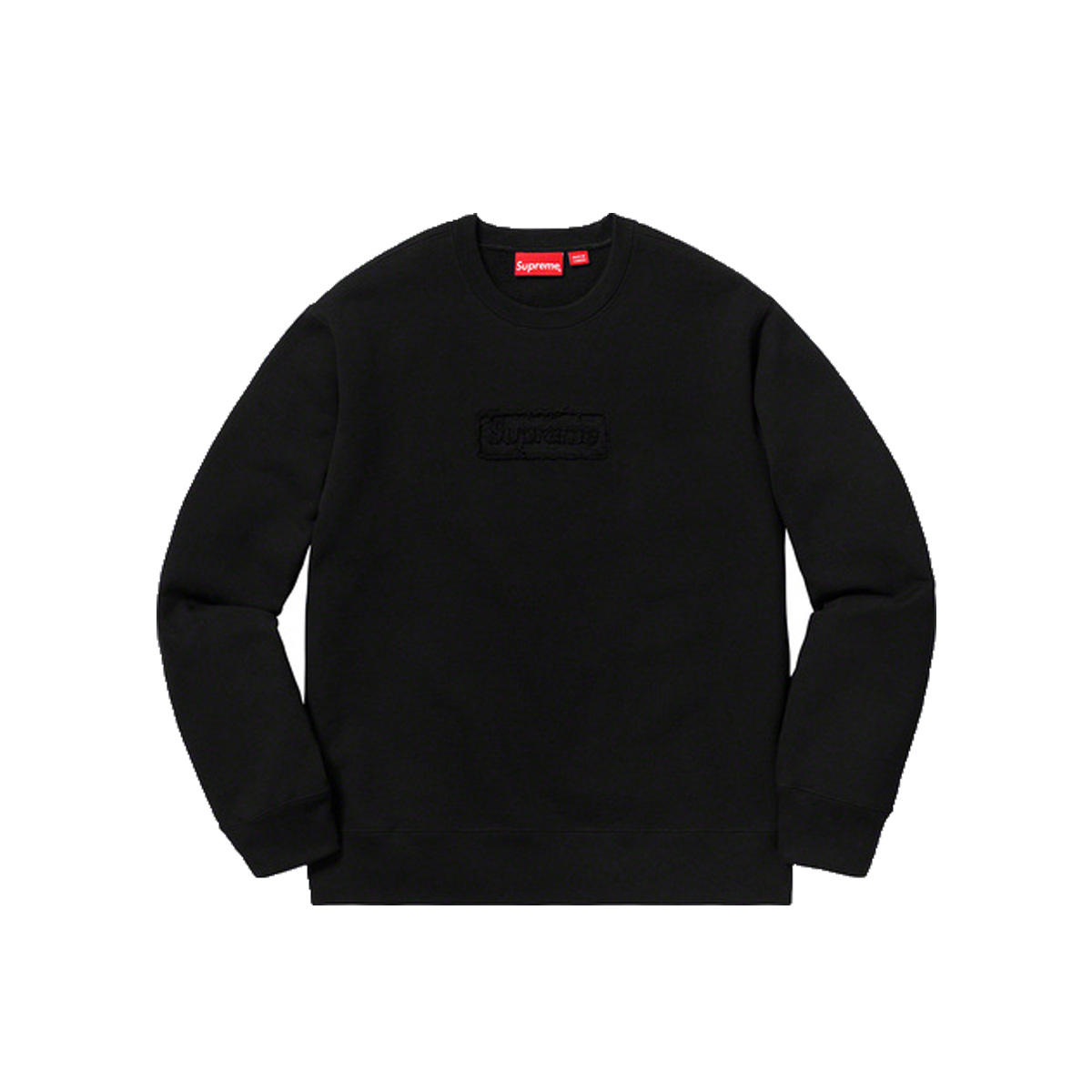 Supreme Cutout Logo Crewneck Black (SS20) sneaker – authenticated on KLEKT