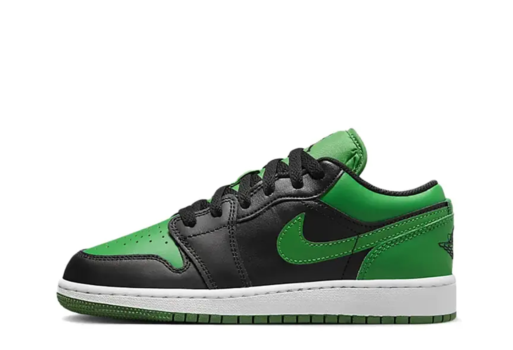 Air Jordan 1 Low GS Lucky Green (2023) BLACK/GREEN sneaker – authenticated on KLEKT