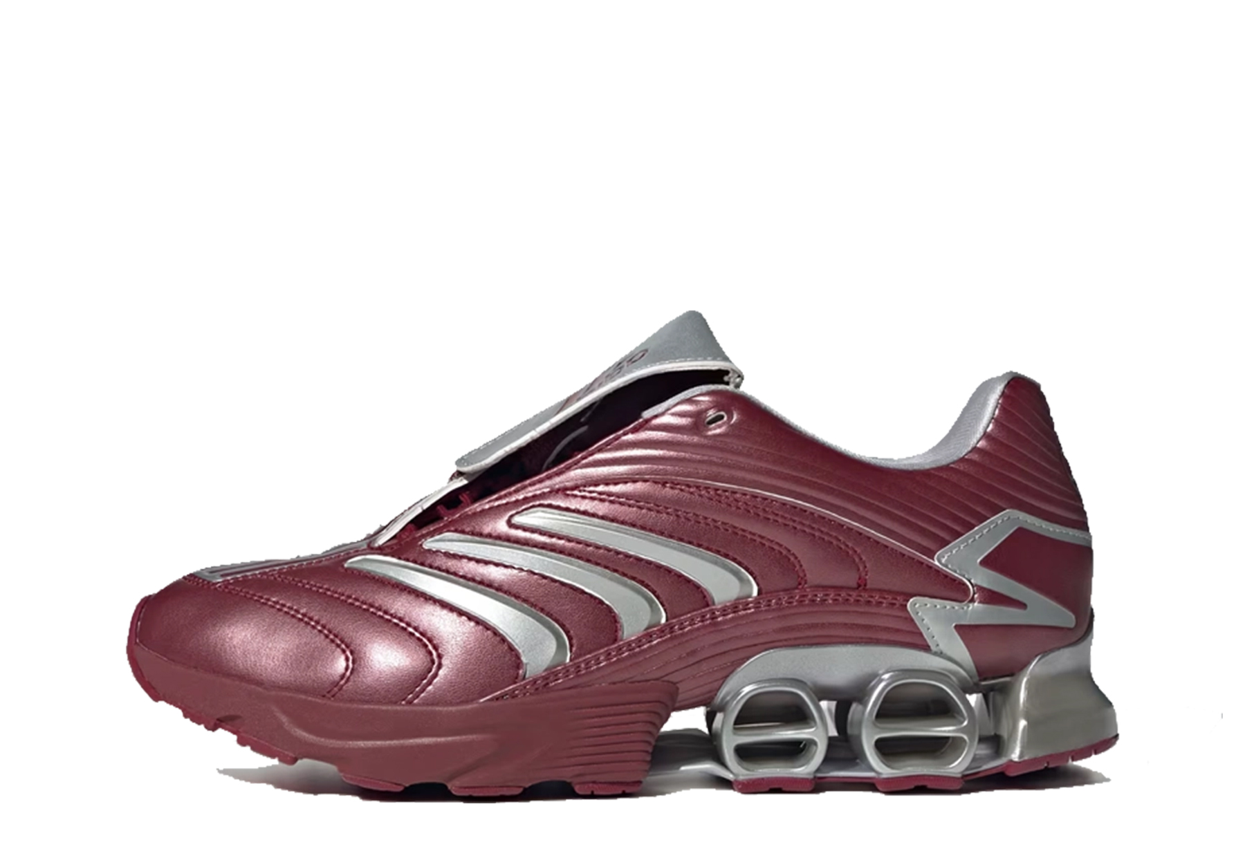 Adidas Predator Megaride 'Collegiate Burgundy' (2025) Collegiate Burgundy/Silver Metallic/Light Solid Grey sneaker – authenticated on KLEKT