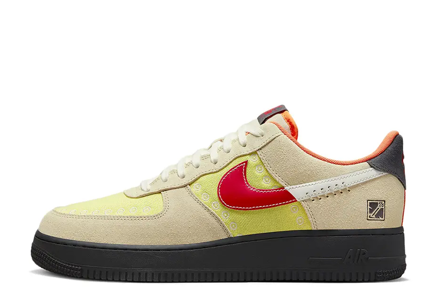 Nike Air Force 1 Low Somos Familia (2022)  SANDDRIFT/UNIVERSITY RED-LEMON WASH-DARK SMOKE GREY sneaker – authenticated on KLEKT