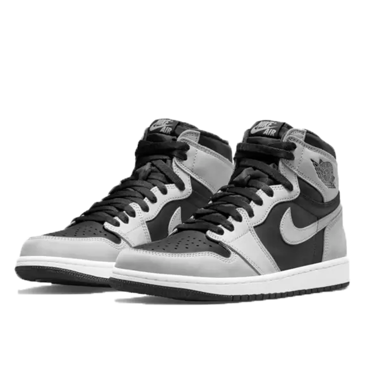 Air Jordan 1 Retro High 'Shadow 2.0' (2021) BLACK/WHITE/LIGHT SMOKE GREY sneaker – authenticated on KLEKT