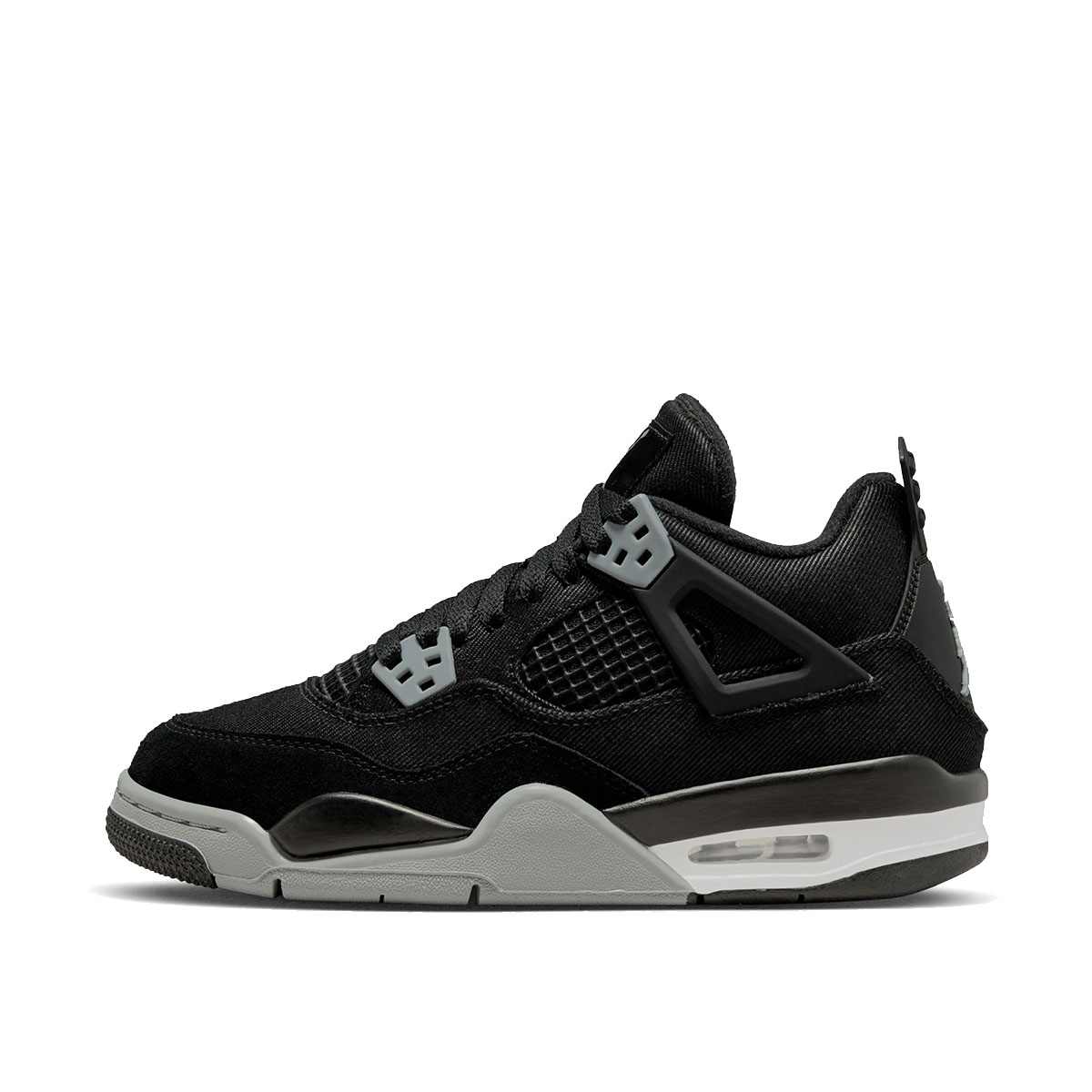 Air Jordan 4 Retro Black Canvas (GS) (2022) sneaker – authenticated on KLEKT