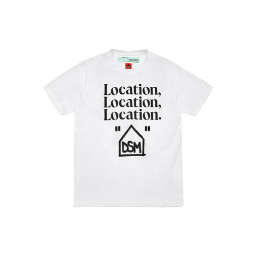Off White x Dover Street Market DSM T-Shirt Tee White (2018)
