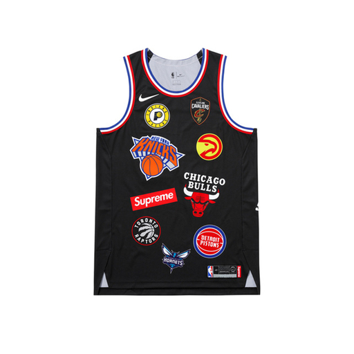 Supreme x Nike NBA Teams Authentic Jersey Black (SS18)