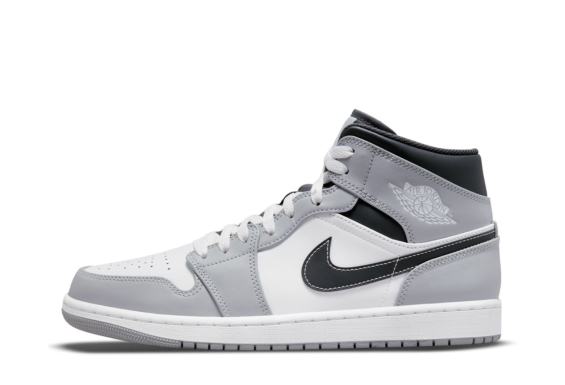 Air Jordan 1 Mid 'Smoke Grey Black' (2022) SMOKE GREY BLACK sneaker – authenticated on KLEKT