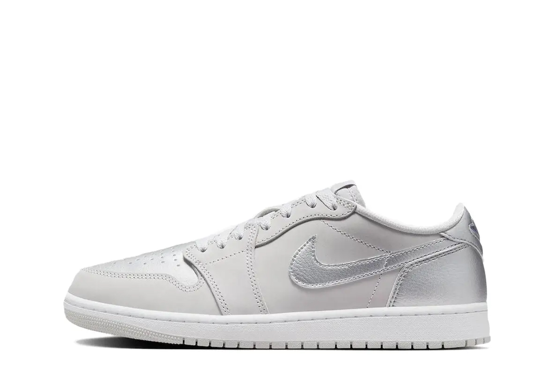 Air Jordan 1 Low OG 'Metallic Silver' (2024) METALLIC SILVER sneaker – authenticated on KLEKT