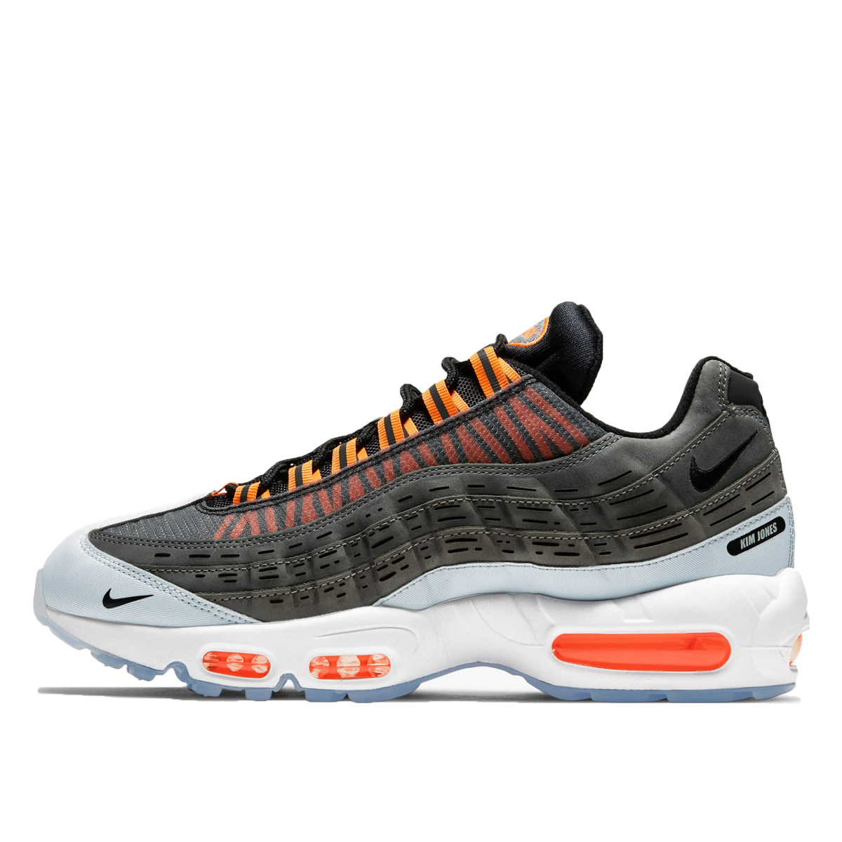 Nike x Kim Jones Air Max 95 Total Orange (2021) BLACK/GREY/TOTAL ORANGE sneaker – authenticated on KLEKT