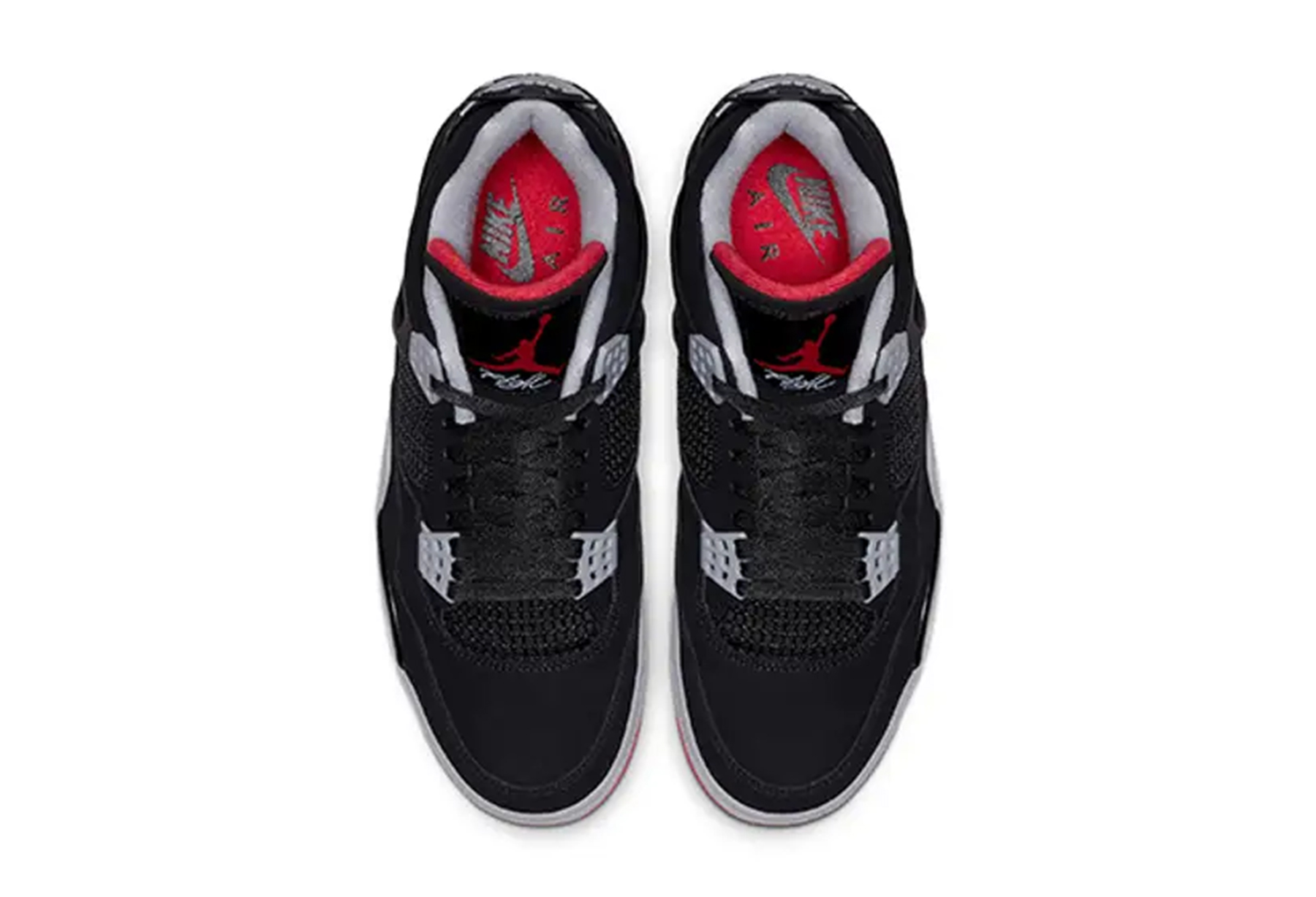Air Jordan 4 Retro ‘Bred’ (2026) Black/Cement Grey/Summit White/Fire Red sneaker – authenticated on KLEKT