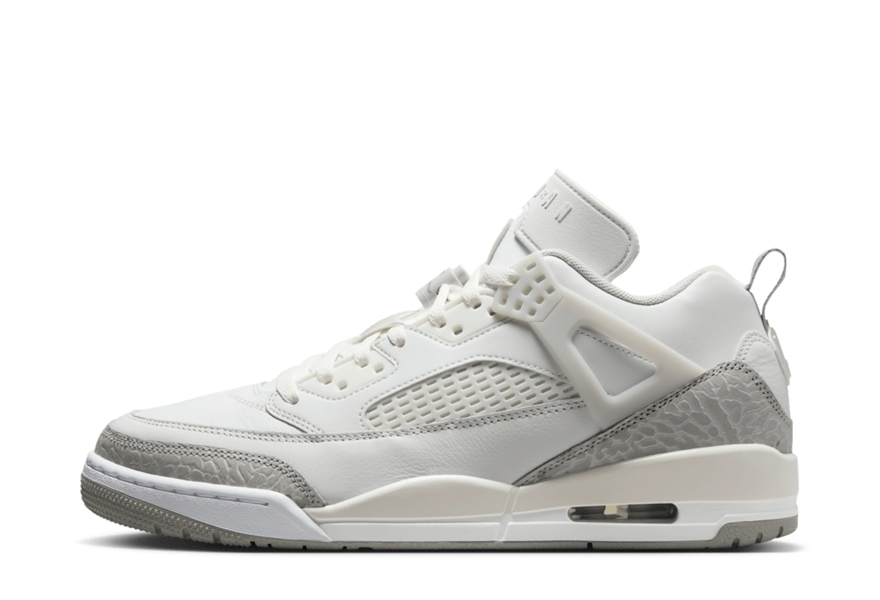 Air Jordan Spizike Low 'Summit White' (2024) Summit White/Photon Dust/Phantom/Metallic Silver sneaker – authenticated on KLEKT