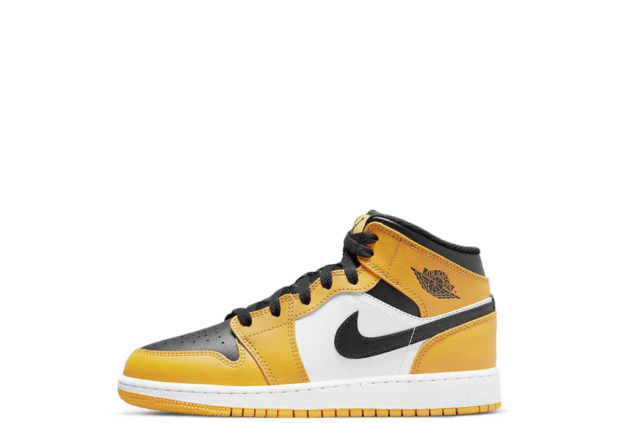 Air Jordan 1 Mid GS Reverse Yellow Toe 'Taxi' (GS) (2022) Yellow/Black sneaker – authenticated on KLEKT