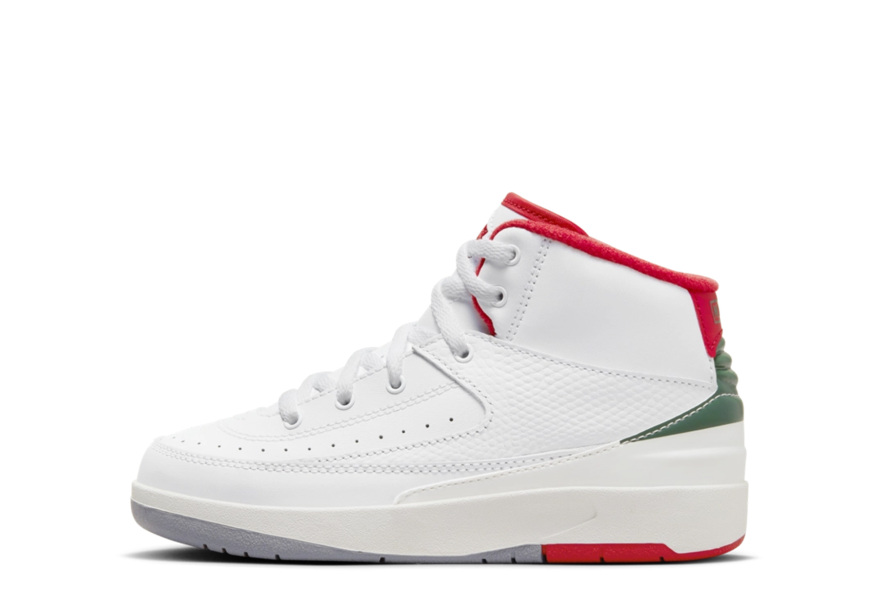 Air Jordan 2 Retro PS 'Italy' (2023) White/Fire Red/Fir/Sail sneaker – authenticated on KLEKT