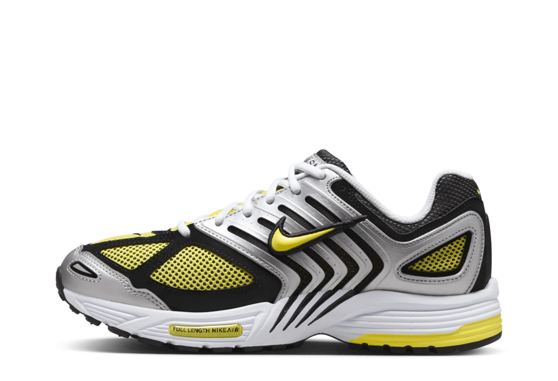 Nike Air Pegasus 2K5 WMNS 'Electric Yellow' (2024) Silver/White/Electric Yellow sneaker – authenticated on KLEKT