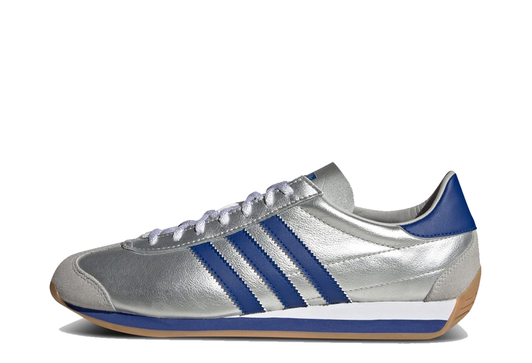 Adidas Country OG 'Matte Silver' (2023) Matte Silver/Bright Blue/Footwear White sneaker – authenticated on KLEKT