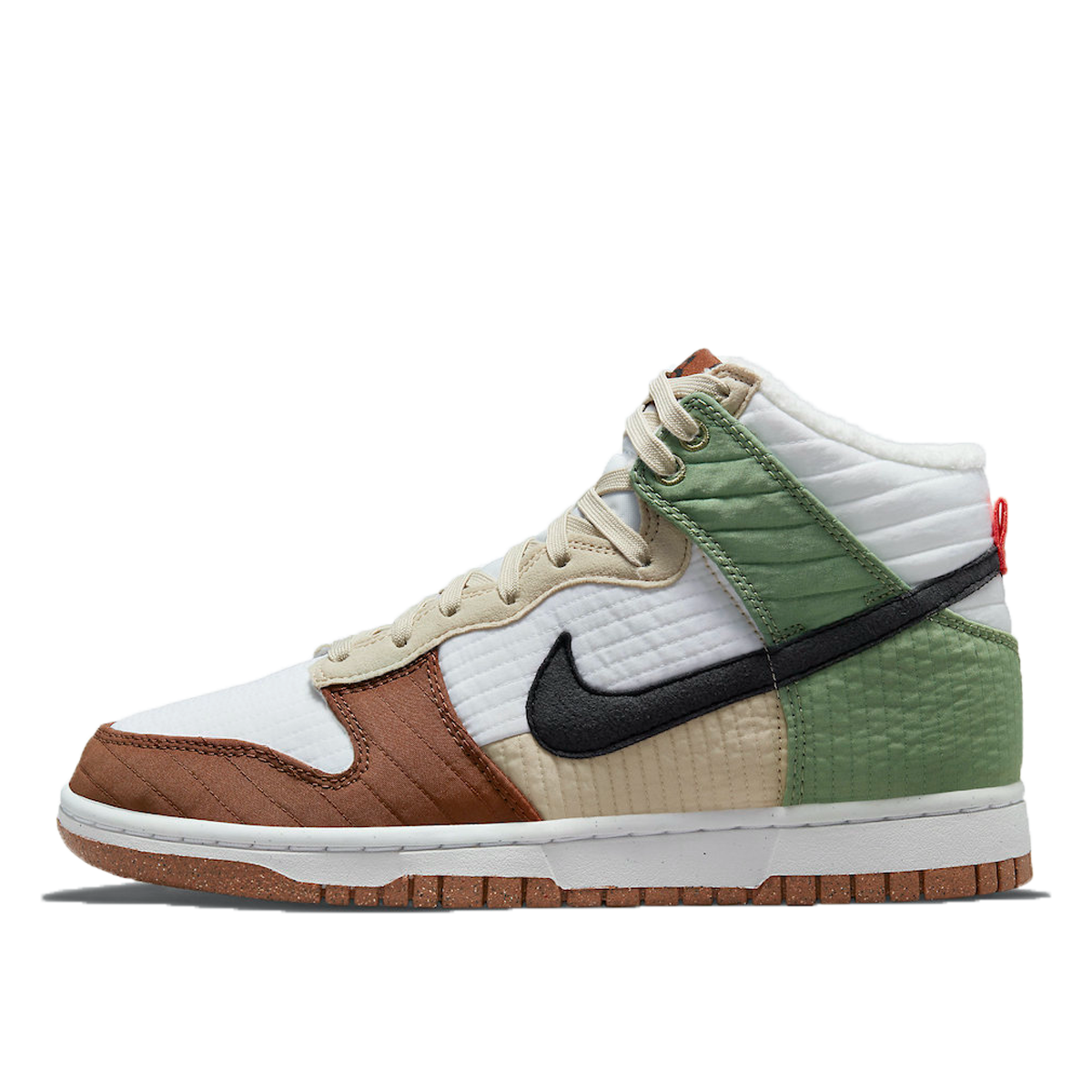 Nike Dunk High WMNS Toasty (2021) SUMMIT WHITE/BLACK/OIL GREEN/RATTAN sneaker – authenticated on KLEKT