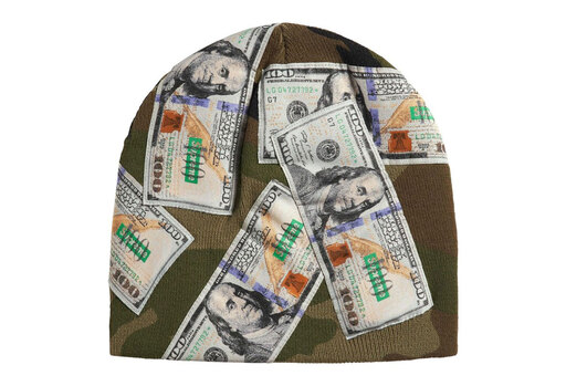 Supreme Money Beanie 'Camo' (FW26)