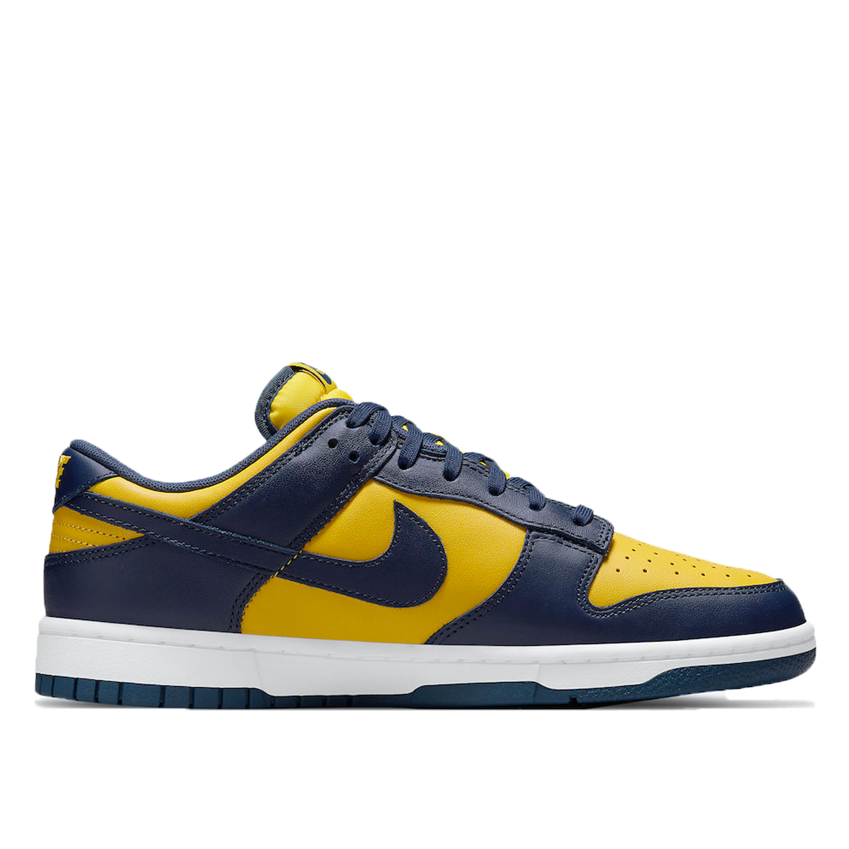 Nike Dunk Low 'Michigan' (2021) VARSITY MAIZE/MIDNIGHT NAVY/WHITE sneaker – authenticated on KLEKT