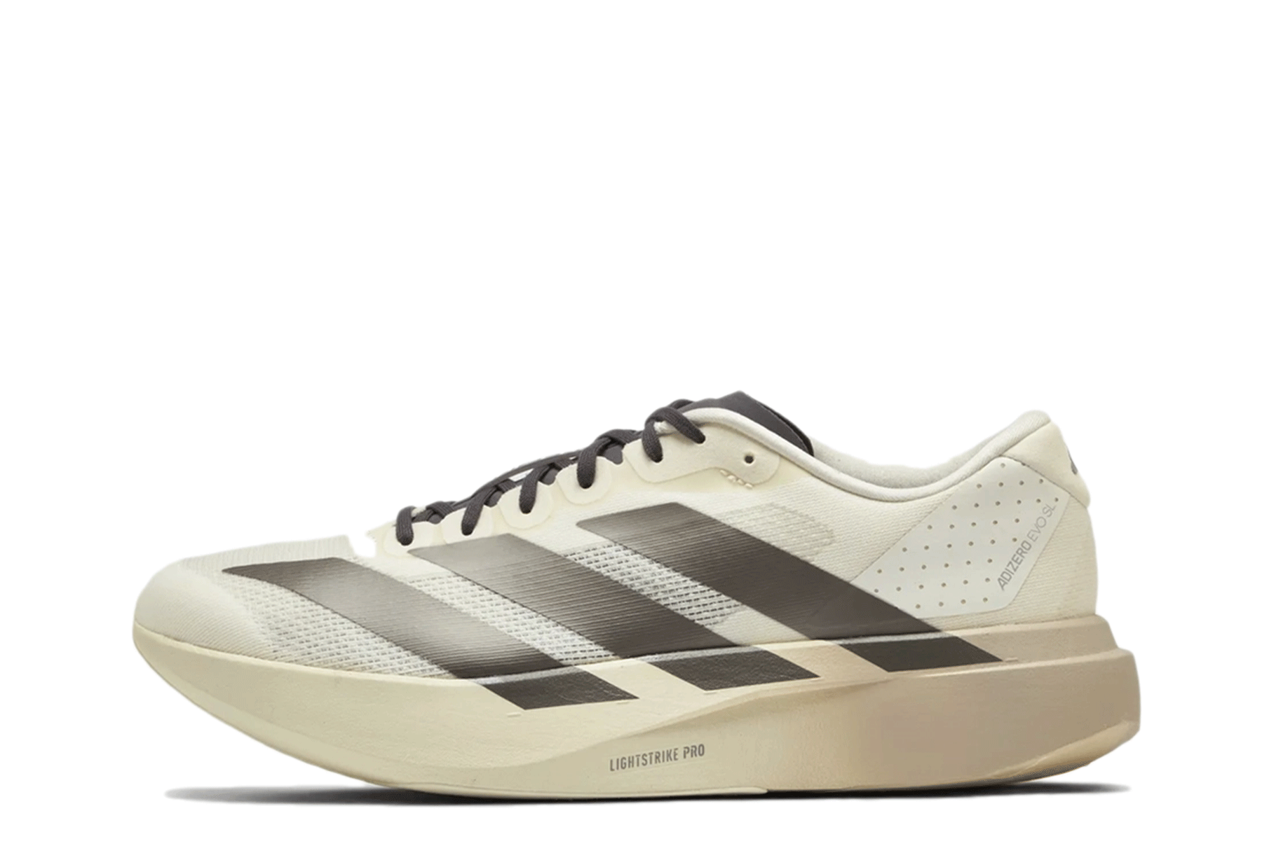 Adidas Adizero EVO SL 'Off White & Aurora Comet' (2026) Off White / Aurora Comet / Metallic Silver sneaker – authenticated on KLEKT