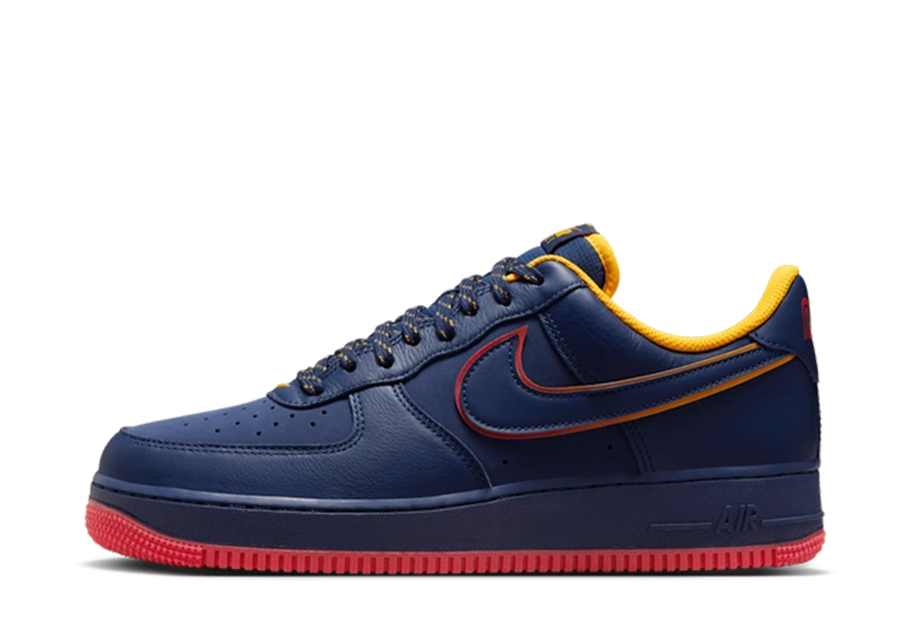 Nike Air Force 1 Low 'Retro Pack' (2025) Navy/Red/Gold sneaker – authenticated on KLEKT