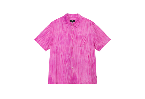 Stussy Fur Print Shirt Pink (SS23)