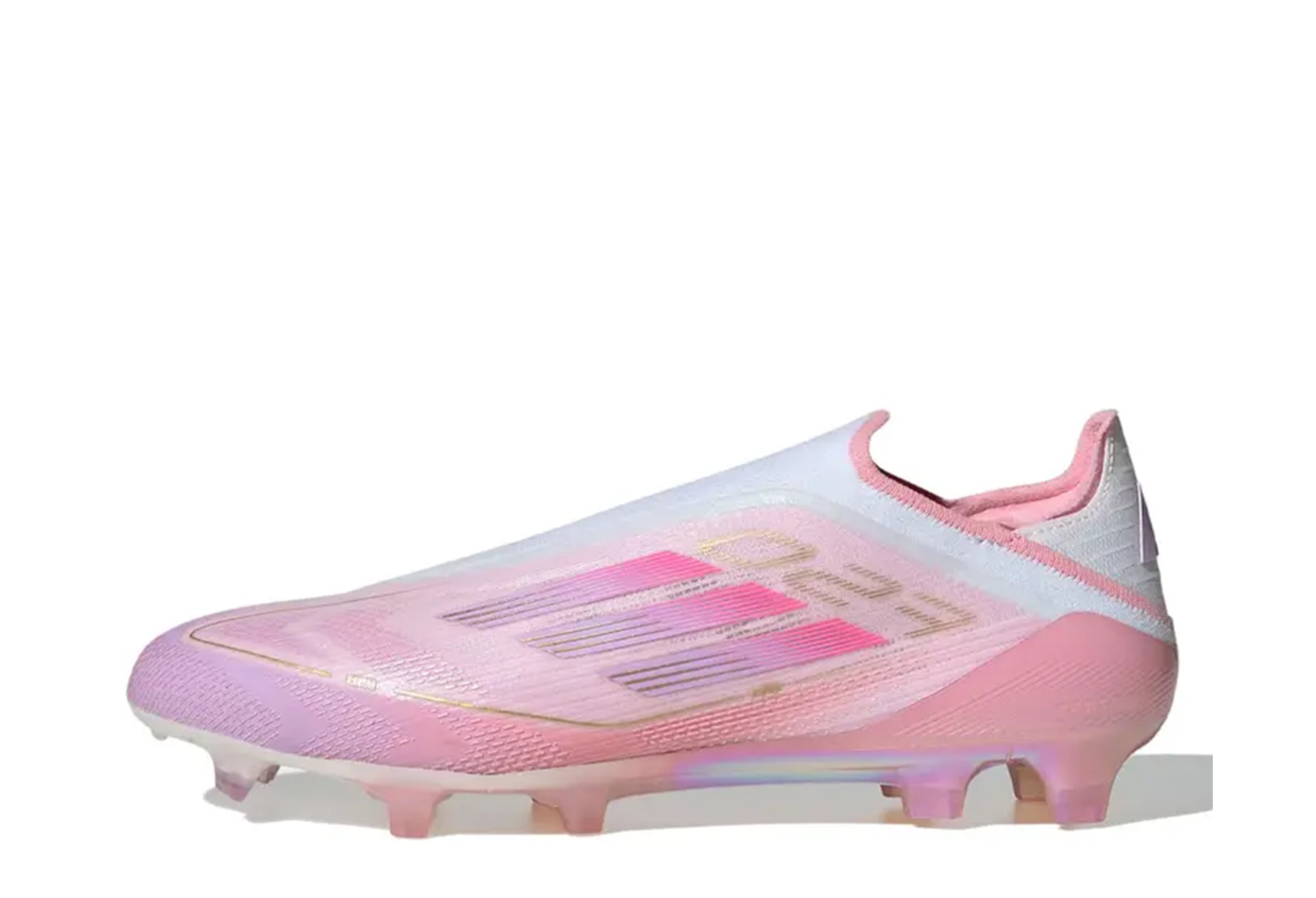 Adidas x Lamine Yamal F50 Elite Laceless FG 'Clear Pink' (2024) PINK sneaker – authenticated on KLEKT