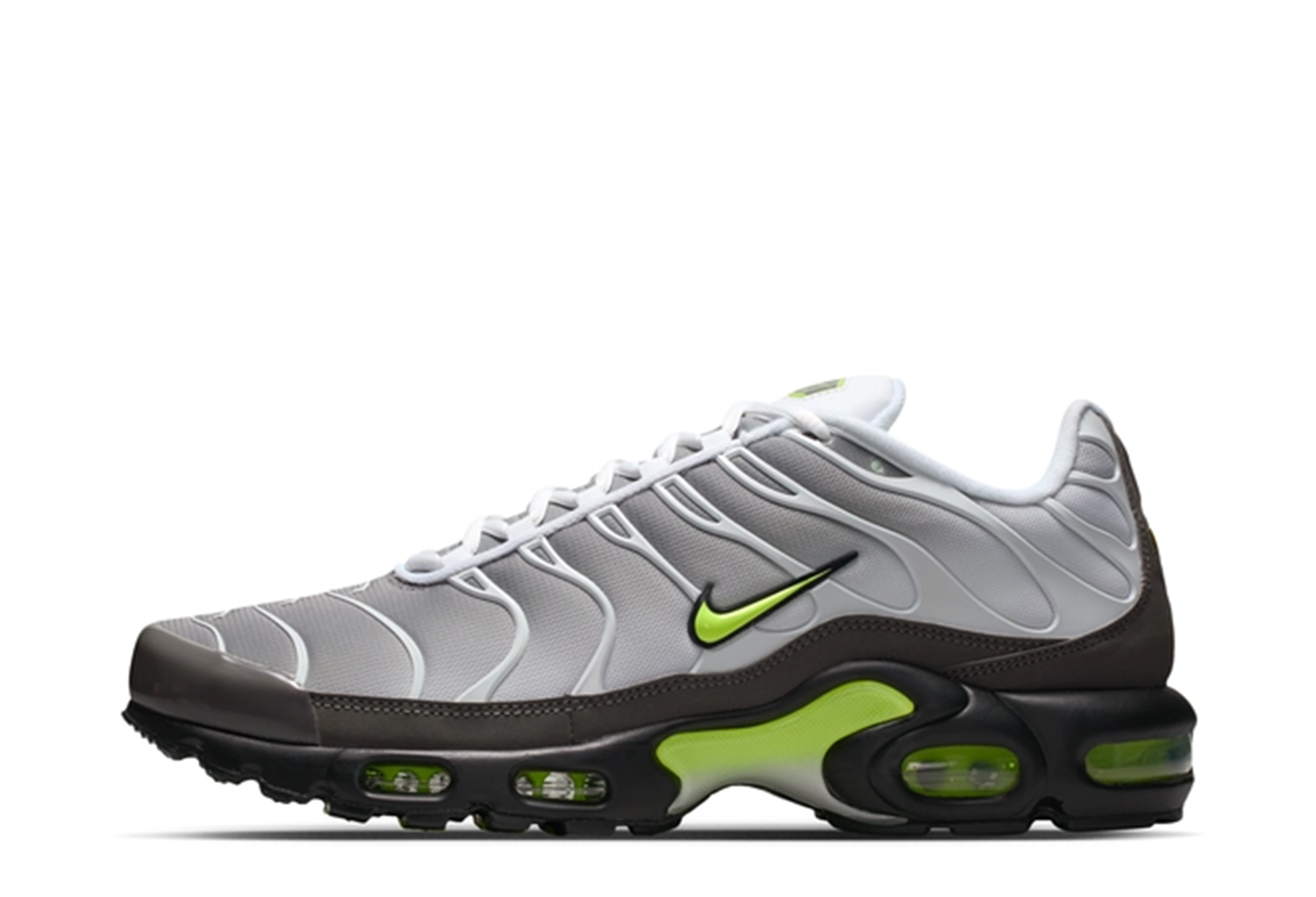 Nike Air Max Plus 'Neon' (2026) White/Pearl Grey/Zwart/Neon Yellow sneaker – authenticated on KLEKT