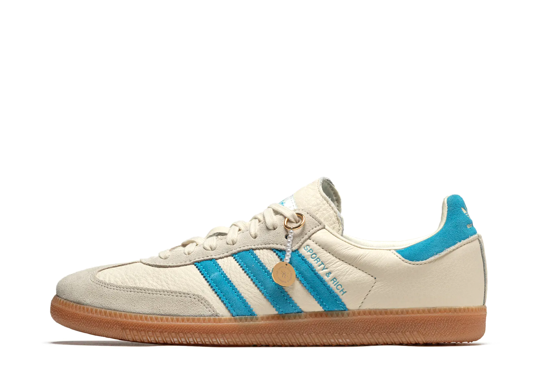 Adidas x Sporty & Rich Samba OG 'Cream Blue' (2023) Cream White/Blue Rush/Gum sneaker – authenticated on KLEKT