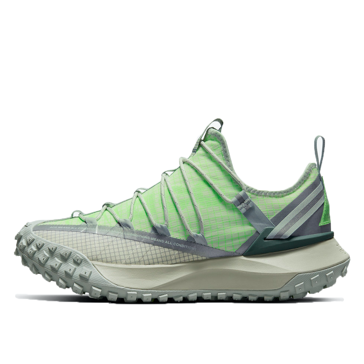 Nike ACG Mountain Fly Low 'Sea Glass' (2021) SEA GLASS/LIME BLAST sneaker – authenticated on KLEKT