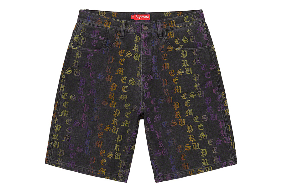 Supreme Gradient Jacquard Denim Short Black (SS22) BLACK sneaker – authenticated on KLEKT