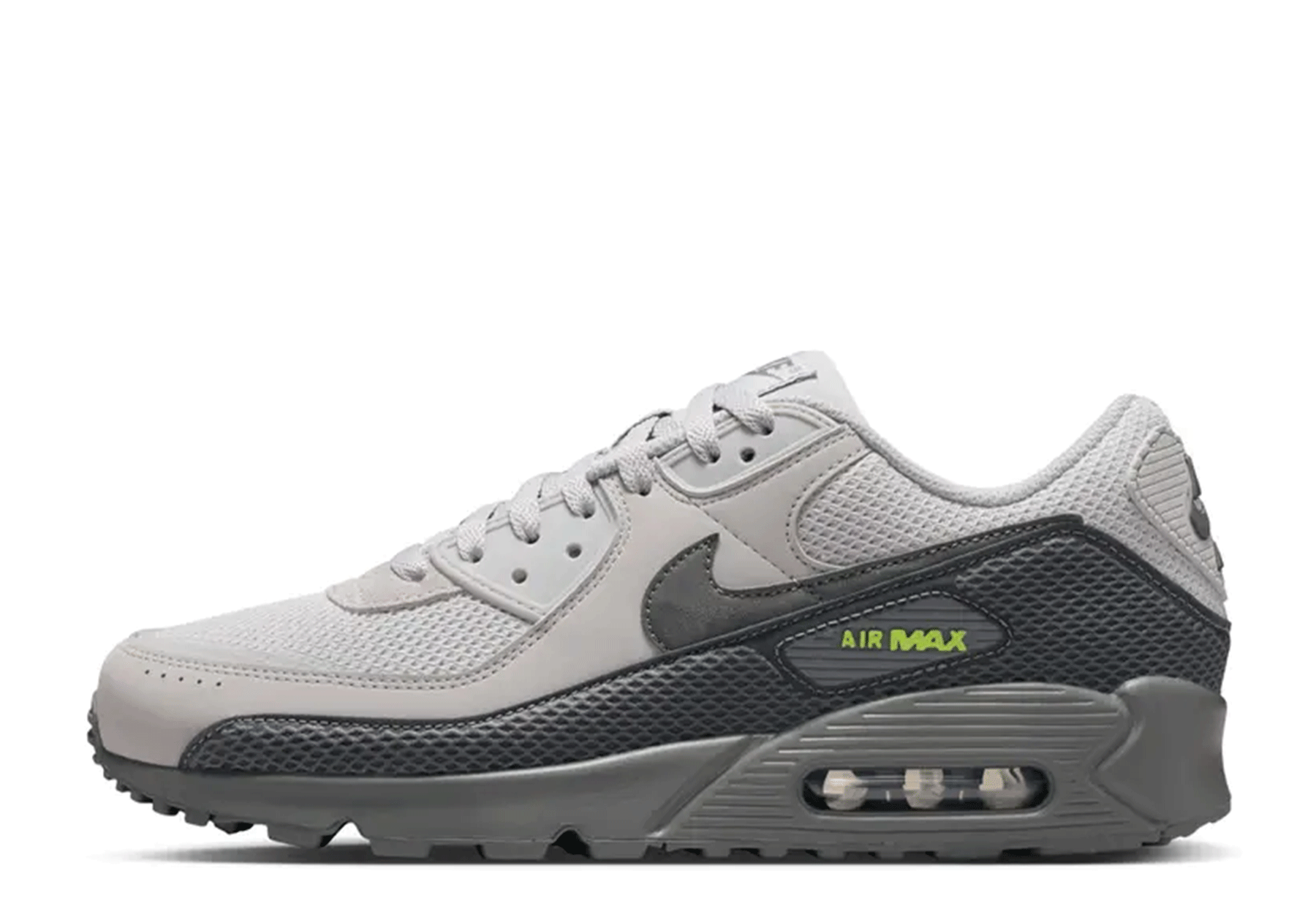 Nike Air Max 90 Premium Volt 'Iron Grey' (2026) GREY sneaker – authenticated on KLEKT