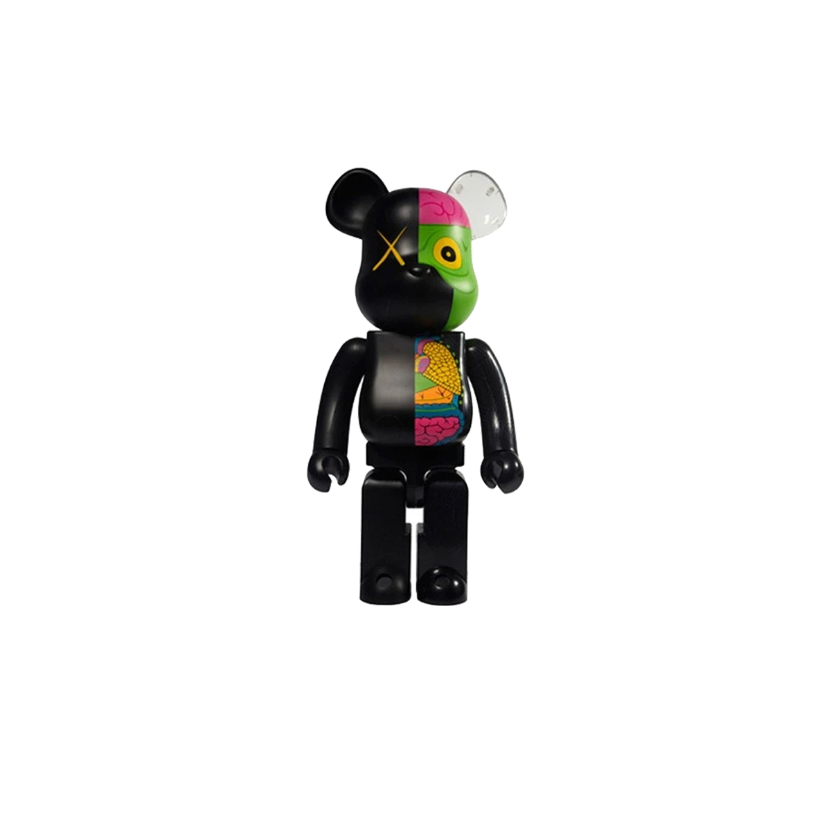 Kaws Bearbrick Dissected 100% Black (2010) BLACK sneaker – authenticated on KLEKT