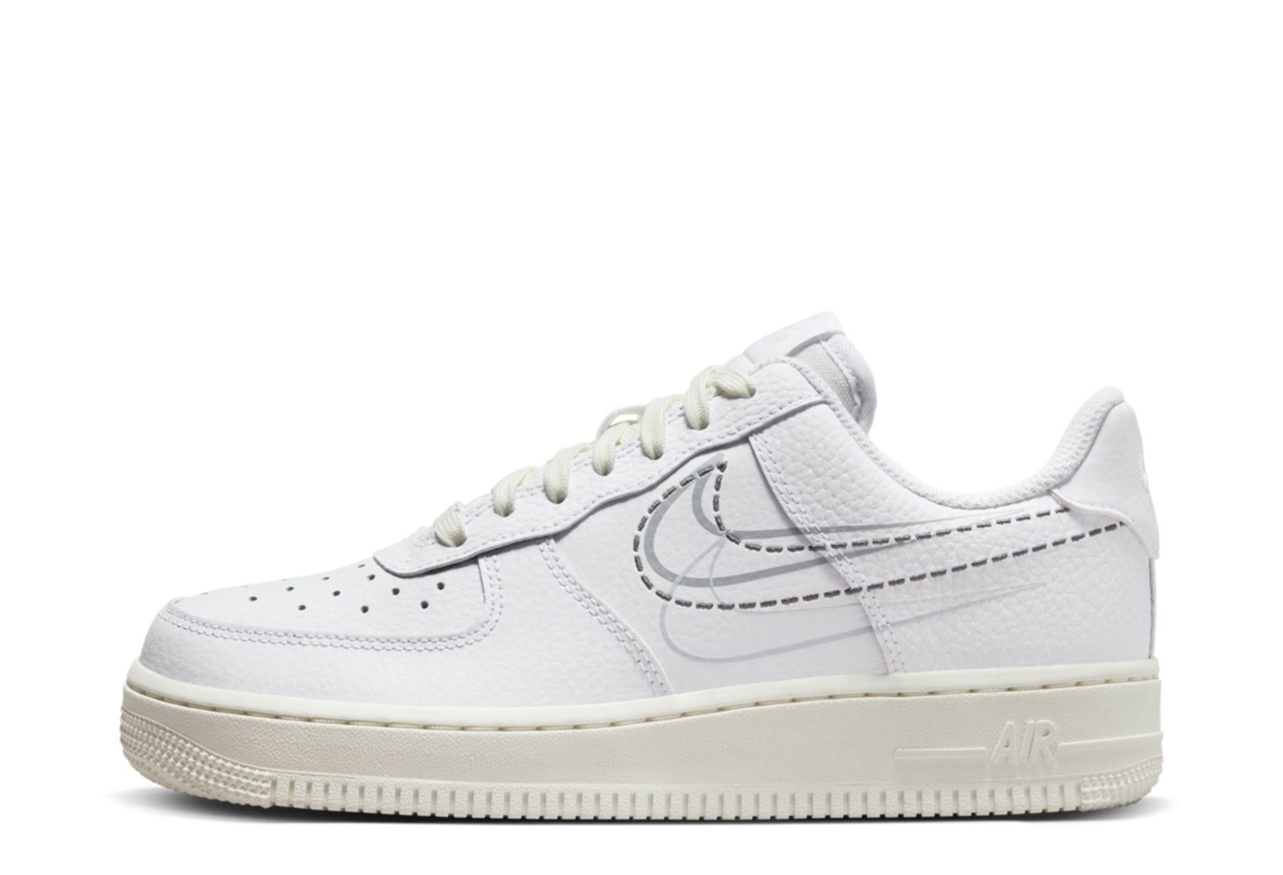 Nike Air Force 1 '07 'Multi-Swoosh Sail' (2023) White/Light Smoke Grey/Pure Platinum/Smoke Grey sneaker – authenticated on KLEKT