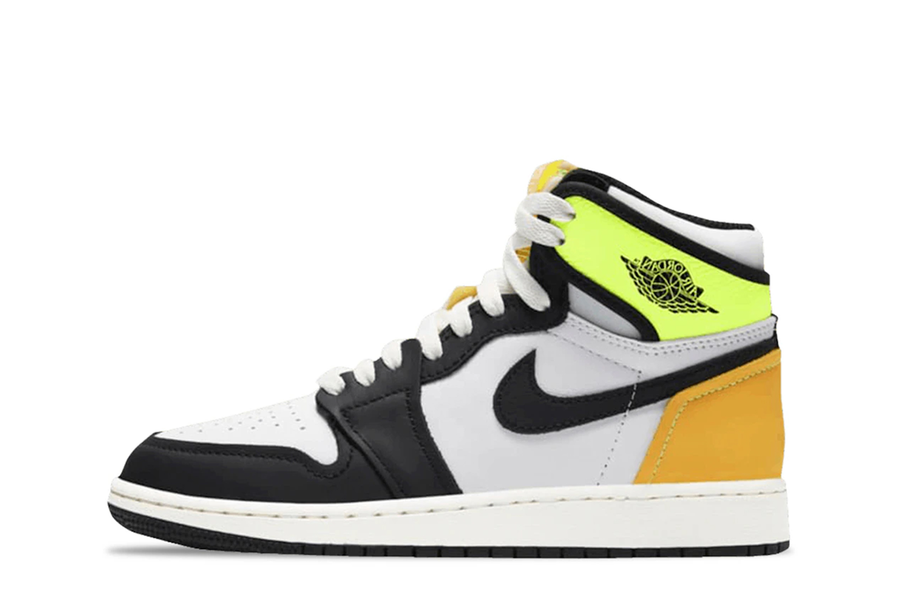 Air Jordan 1 Retro High GS 'Volt University Gold' (2021) sneaker – authenticated on KLEKT