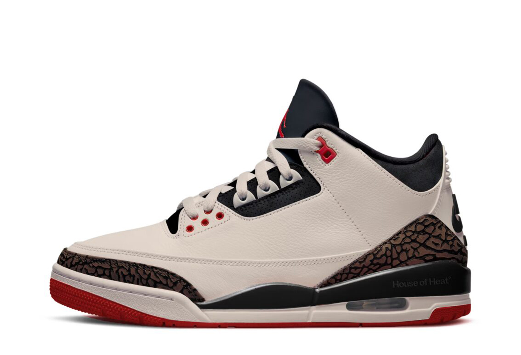Air Jordan 3 'World’s Best Dad' (2026) SAIL/BLACK-UNIVERSITY RED sneaker – authenticated on KLEKT