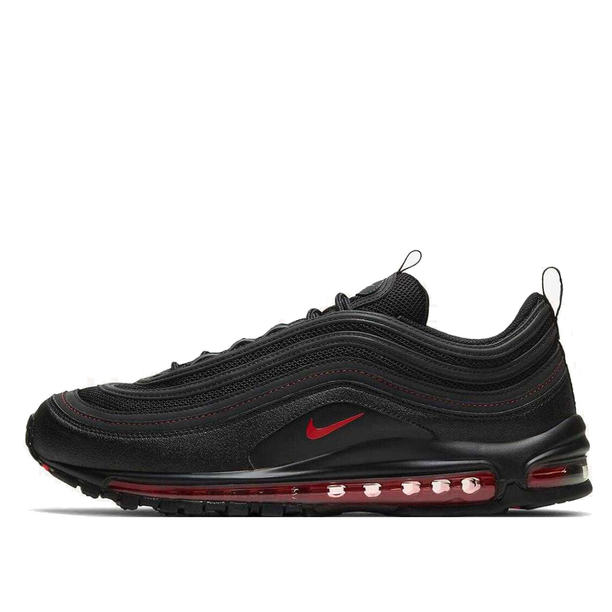 Nike Air Max 97 Black University Red (2021) BLACK/UNIVERSITY RED/WHITE/DARK SMOKE GREY sneaker – authenticated on KLEKT