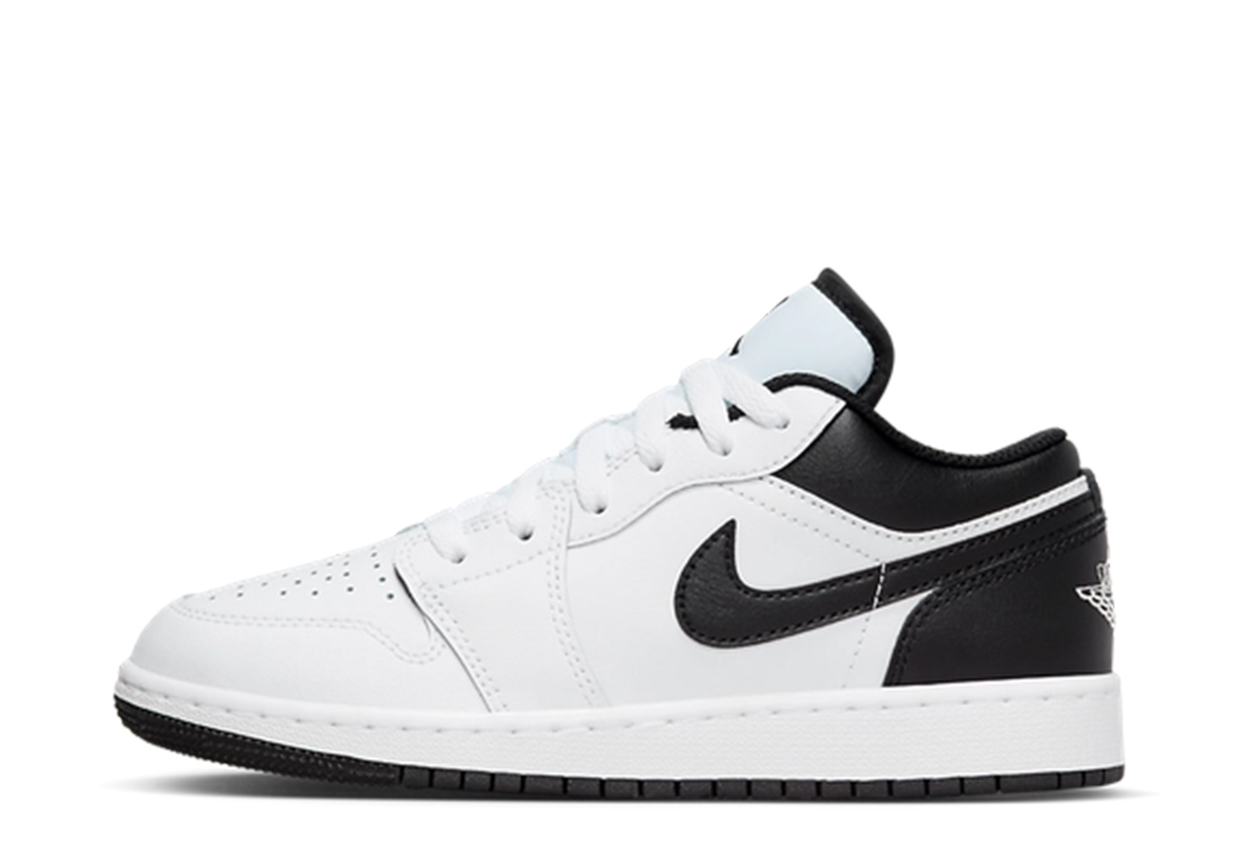 Air Jordan 1 Low GS 'White Black' (2024) White/Black sneaker – authenticated on KLEKT