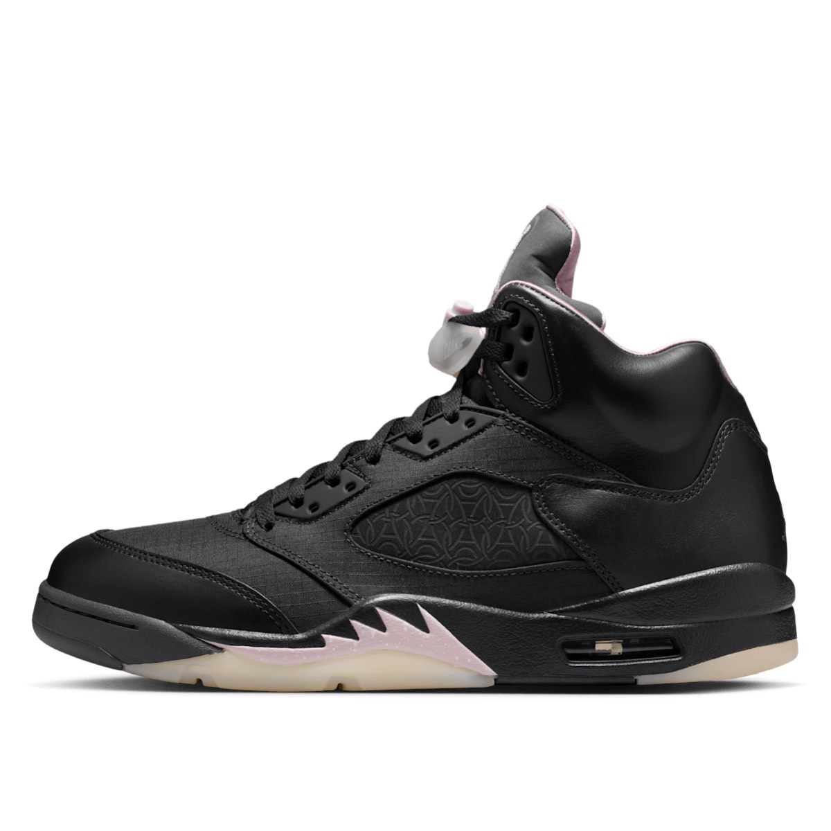 Air Jordan x PSG 5 'Off Noir' (2025) BLACK/PINK sneaker – authenticated on KLEKT