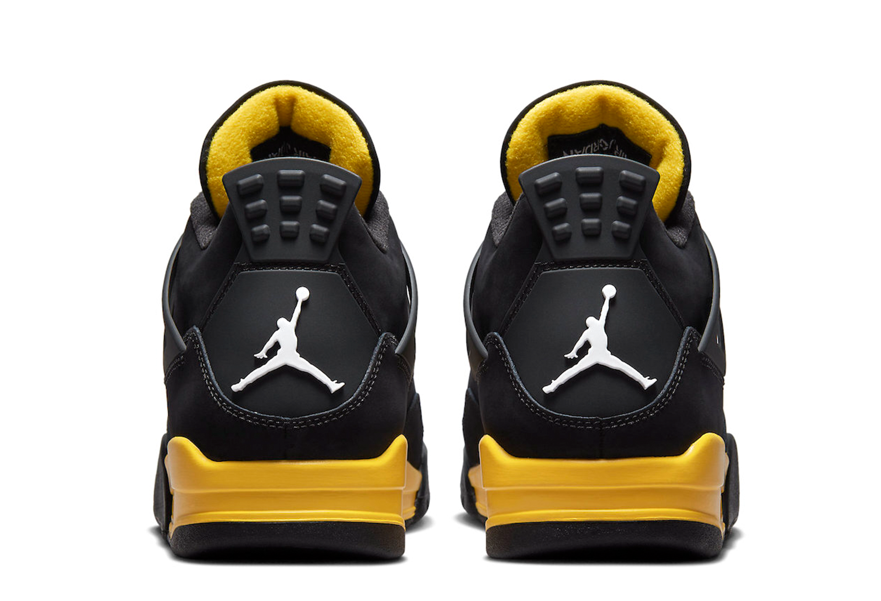 Air Jordan 4 'Thunder' (2023) Black/Tour Yellow sneaker – authenticated on KLEKT