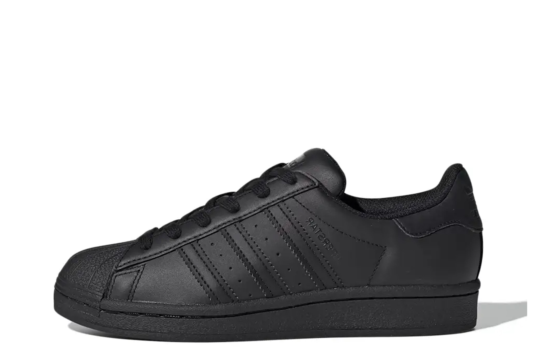 Adidas Superstar GS Triple Black (2023) TRIPLE BLACK sneaker – authenticated on KLEKT
