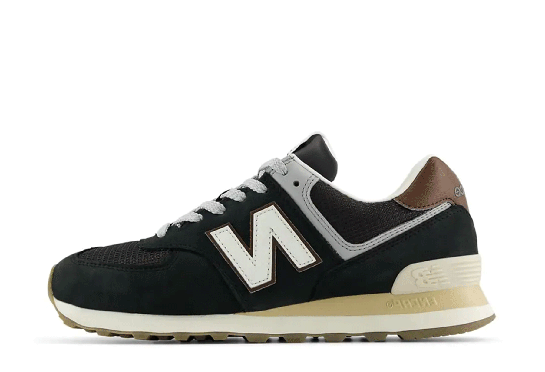 New Balance 574 'Brown Dark Silver Metallic' (2026) BLACK sneaker – authenticated on KLEKT