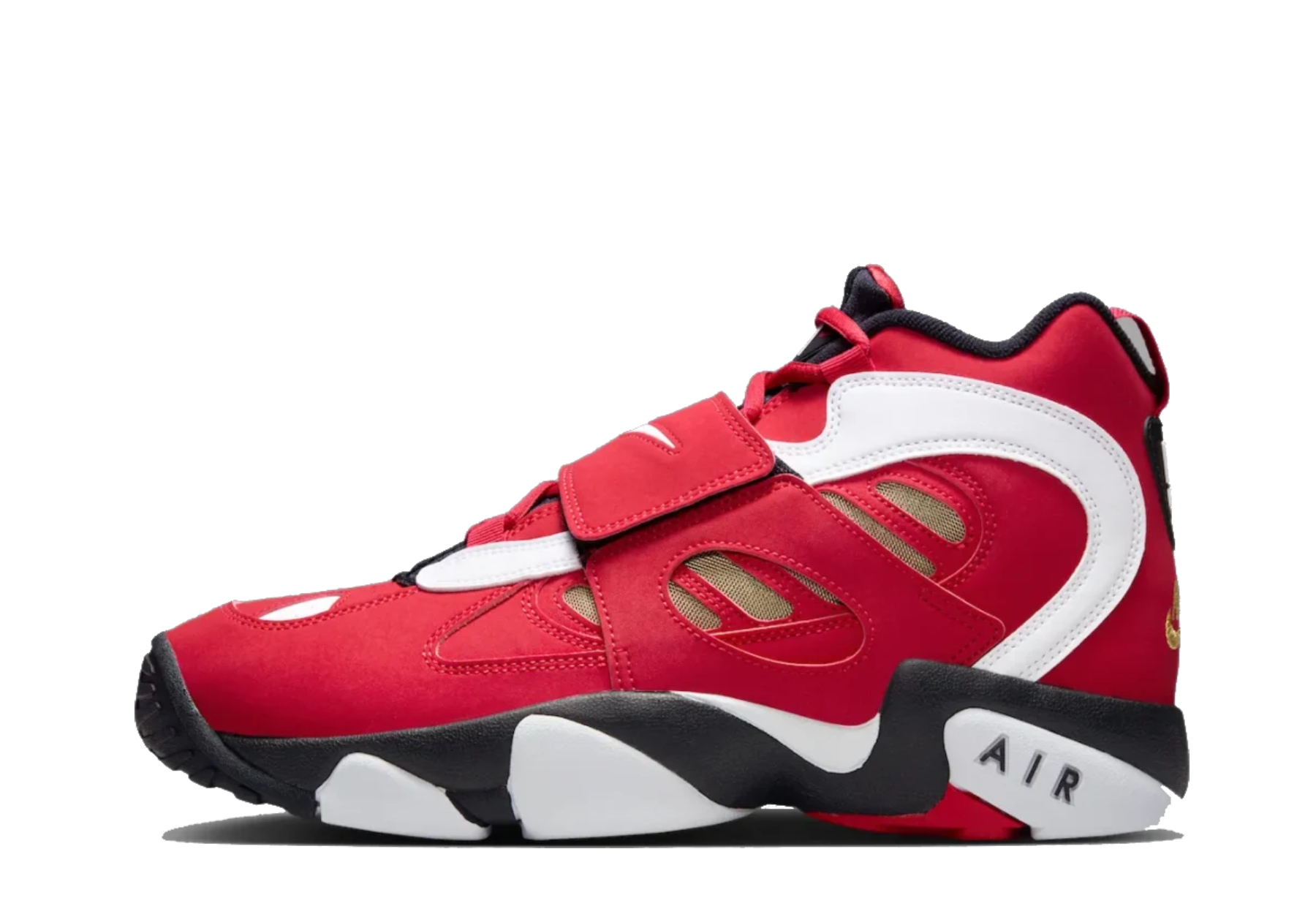 Nike Air Diamond Turf 2 'Prime Red' (2026) Red/Black-Metallic Gold-White sneaker – authenticated on KLEKT