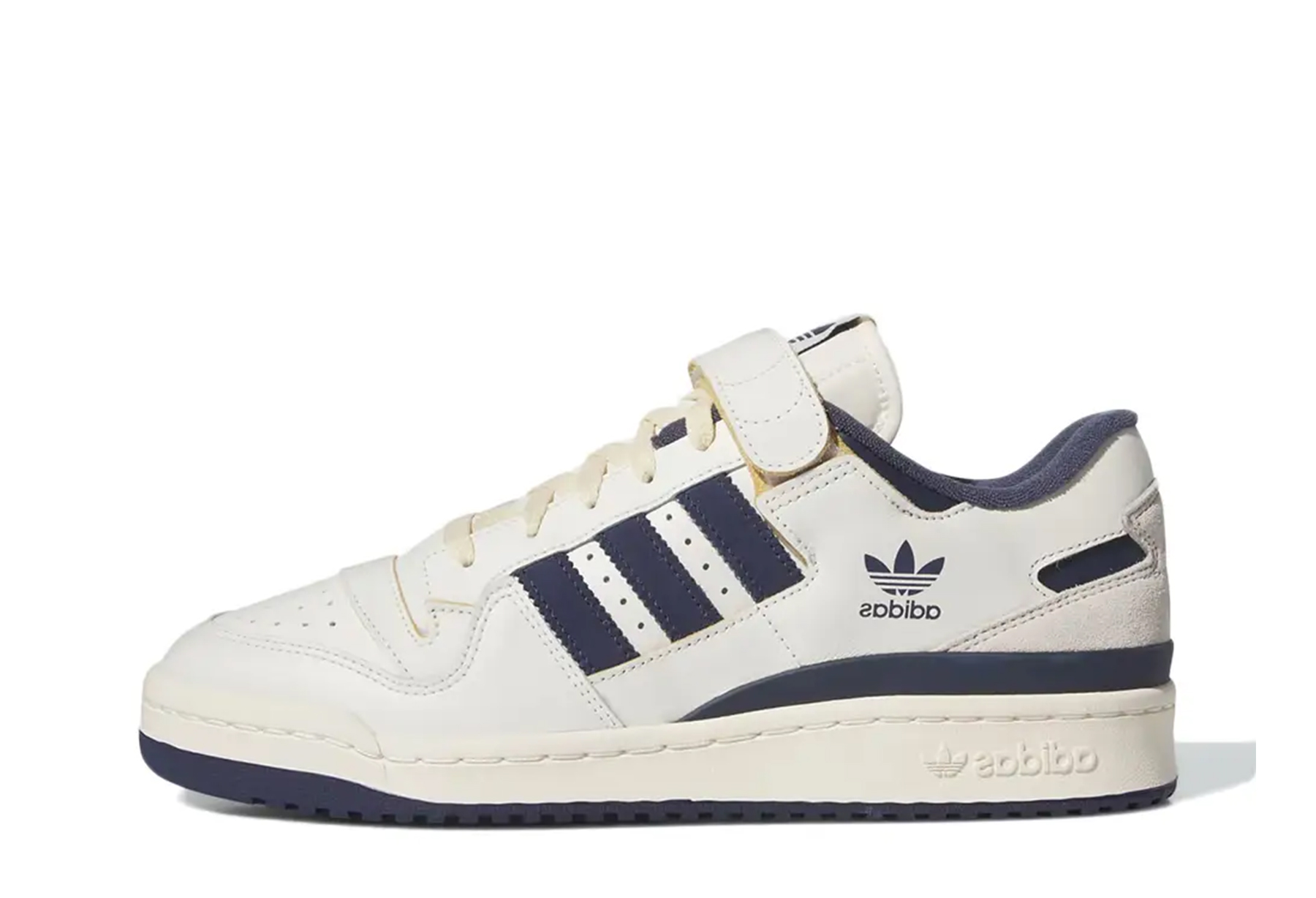 Adidas Forum Low 'Off White Navy' (2023) WHITE/NAVY sneaker – authenticated on KLEKT